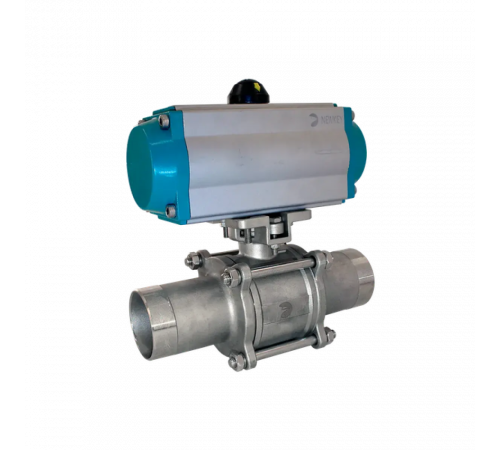 Кран шаровый приварной, AISI304 DN 100 (4