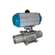 Кран шаровый приварной, AISI304 DN 100 (4