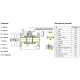 Кран шаровый фланцевый трехсоставной нержавеющий (3PC), AISI316 DN 100 (4