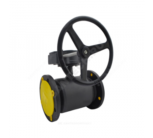 Кран шаровой сталь JIP/G-FF Ду 200 Ру25 фл с редуктором Danfoss 065N0356G