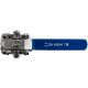 Кран шаровый муфтовый под привод нержавеющий (3PC), AISI304 DN25 (1