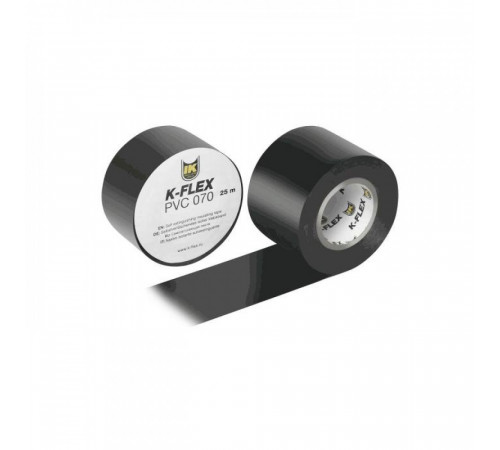 Лента ПВХ PVC AT 070 50мм х 25м черная самоклеящаяся K-flex 850CG020003