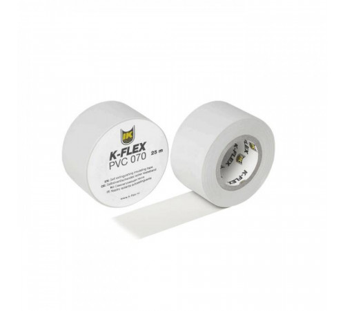 Лента ПВХ PVC AT 070 38мм х 25м серая самоклеящаяся K-flex 850CG020008