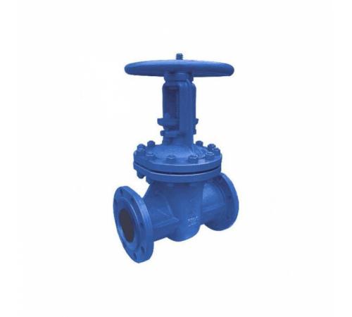Задвижка клиновая сталь 30с515нж Ду 500 Ру40 фл с редуктором МЗТА