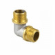 Угольник лат установочный Ду15 м/м никель Aquasfera 9004-01