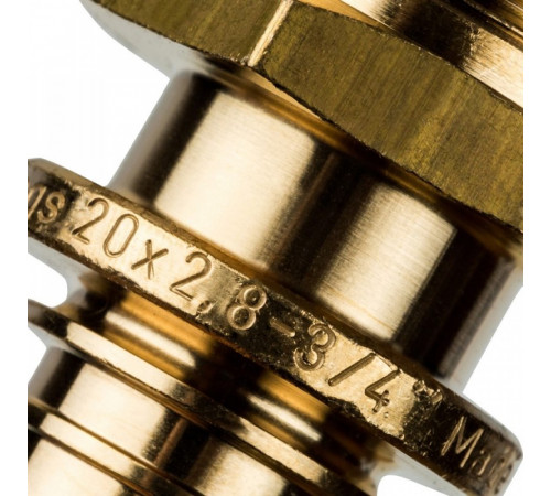Переходник Stout SFA 0001 20xR 3/4, аксиальный, с наружной резьбой