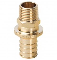 Переходник Stout SFA 0001 25xR 1/2, аксиальный, с наружной резьбой