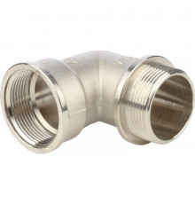 Угольник Stout SFT-0016 1 1/2 НВ, с упором, никелированный