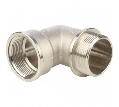 Угольник Stout SFT-0016 1 1/2 НВ, с упором, никелированный