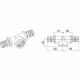 Тройник Rehau Rautitan RX+ 32-3/4-25 внутренняя резьба