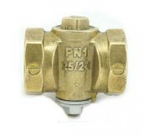 Кран конусный латунь газ 11б39бк Ду 25 Ру10 G1