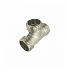 Тройник латунь никель Ду 15 (1/2") НР/НР/НР SantechSystems