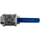 Кран шаровый муфтовый под привод нержавеющий (3PC), AISI304 DN65 (2_1/2