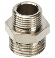 Ниппель Stout SFT-0004 1/2х3/8 переходной, никелированный