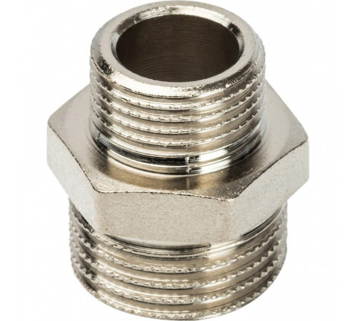 Ниппель Stout SFT-0004 1/2х3/8 переходной, никелированный