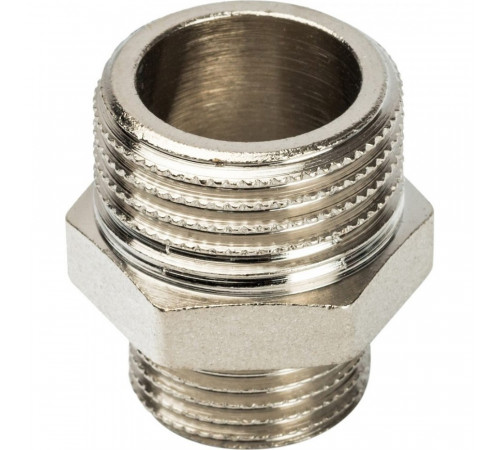 Ниппель Stout SFT-0004 1/2х3/8 переходной, никелированный