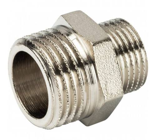 Ниппель Stout SFT-0004 1/2х3/8 переходной, никелированный