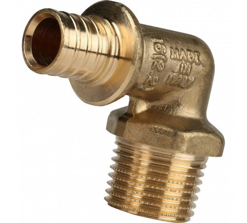 Угольник Stout SFA 0005 16xR 1/2, с наружной резьбой, аксиальный