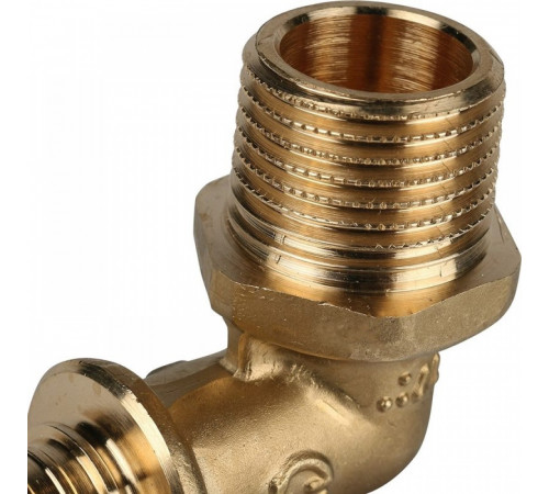 Угольник Stout SFA 0005 16xR 1/2, с наружной резьбой, аксиальный