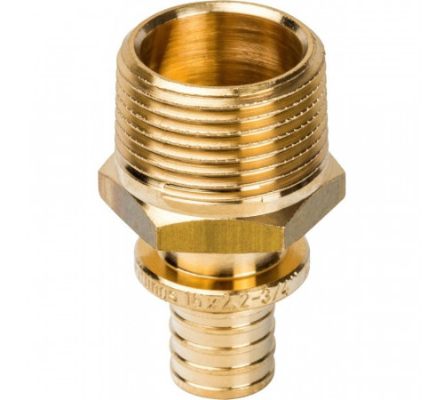 Переходник Stout SFA 0001 16xR 3/4, аксиальный, с наружной резьбой