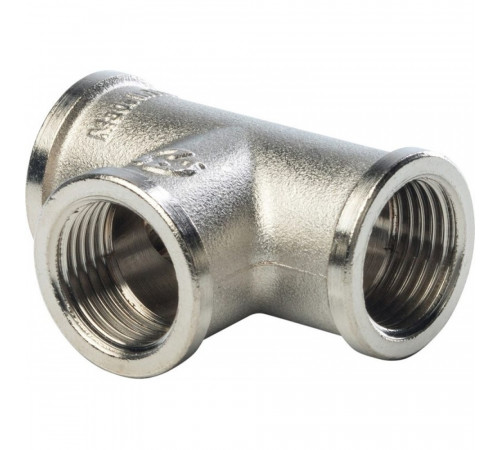 Тройник Stout SFT-0020 1/2 никелированный