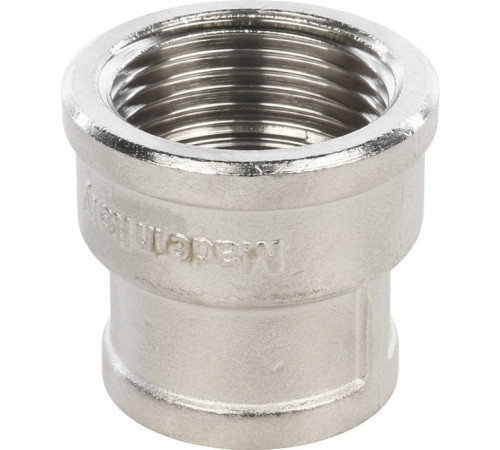 Муфта Stout SFT-0006 1х3/4 переходная, никелированная