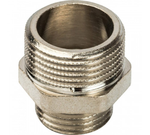 Ниппель Stout SFT-0004 3/4х1/2 переходной, никелированный