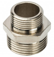 Ниппель Stout SFT-0004 1х3/4 переходной, никелированный