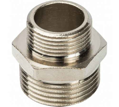 Ниппель Stout SFT-0004 1х3/4 переходной, никелированный