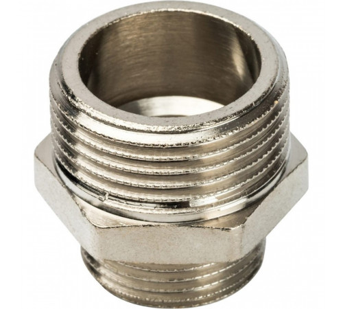 Ниппель Stout SFT-0004 1х3/4 переходной, никелированный
