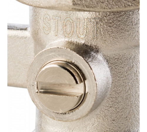 Узел присоединения Stout SVH 0002 3/4, прямой, для 2-трубной системы