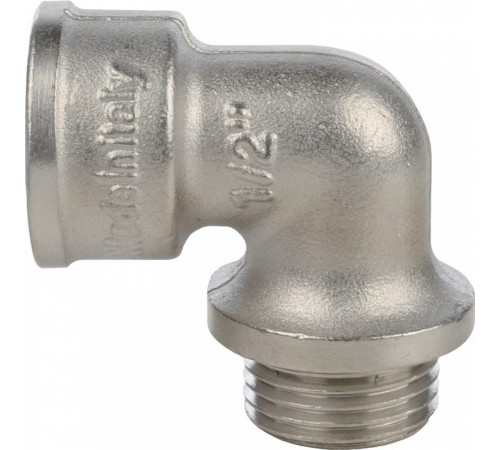 Угольник Stout SFT-0016 1/2 НВ, с упором, никелированный