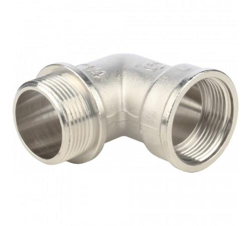 Угольник Stout SFT-0016 1 1/4 НВ, с упором, никелированный