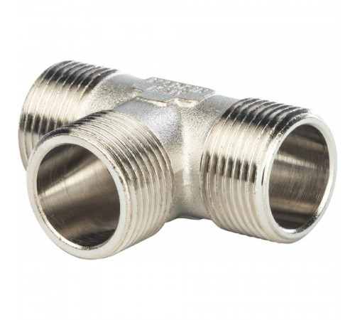 Тройник Stout SFT-0018 1x11 никелированный