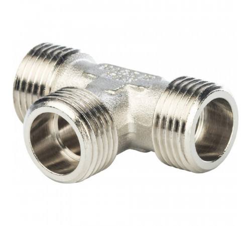 Тройник Stout SFT-0018 3/4x3/43/4 никелированный