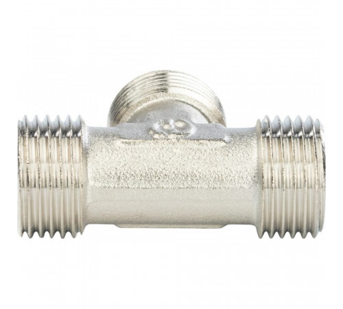 Тройник Stout SFT-0018 3/4x3/43/4 никелированный