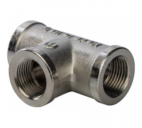 Тройник Stout SFT-0020 3/8 никелированный