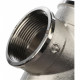 Тройник Stout SFT-0020 1 1/2 никелированный