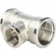 Тройник Stout SFT-0022 1x3/4x1 никелированный