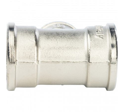 Тройник Stout SFT-0022 1x3/4x1 никелированный