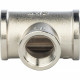 Тройник Stout SFT-0022 3/4x1/2x3/4 никелированный