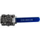 Кран шаровый муфтовый под привод нержавеющий (3PC), AISI316 DN40 (1_1/2