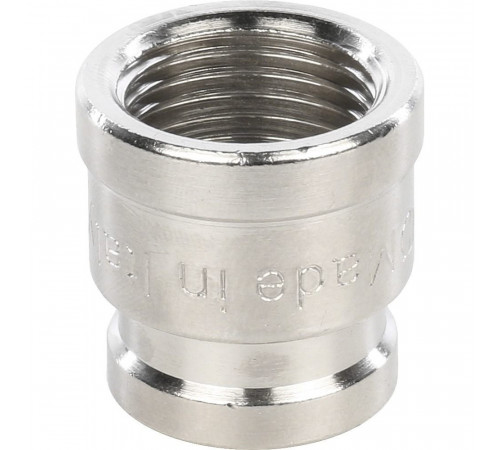 Муфта Stout SFT-0006 1/2х3/8 переходная, никелированная
