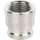 Муфта Stout SFT-0006 1/2х3/8 переходная, никелированная