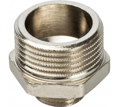 Ниппель Stout SFT-0004 1х1/2 переходной, никелированный