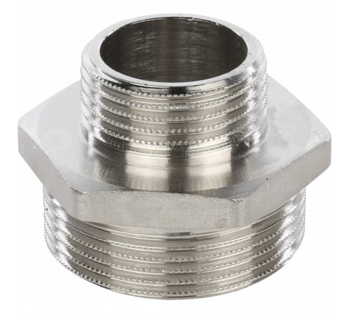 Ниппель Stout SFT-0004 1 1/2х1 переходной, никелированный