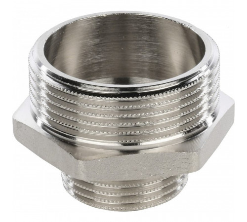 Ниппель Stout SFT-0004 1 1/2х1 переходной, никелированный