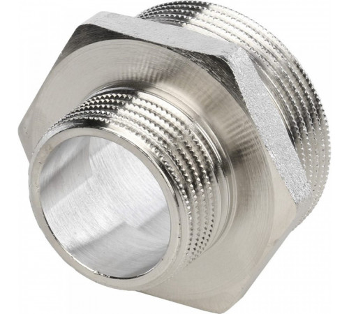 Ниппель Stout SFT-0004 1 1/2х1 переходной, никелированный