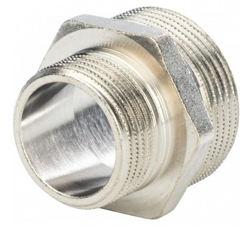 Ниппель Stout SFT-0004 1 1/4х1 переходной, никелированный