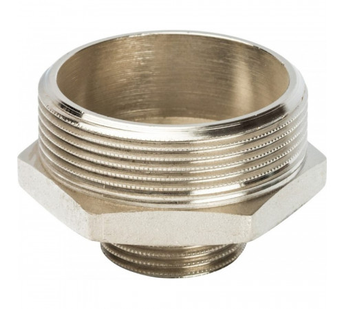Ниппель Stout SFT-0004 2х1 переходной, никелированный